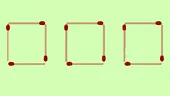 TEST IQ | Mutați exact două bețe, pentru a obține ora 4:30 din cele 3 pătrate din imagine!