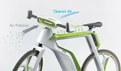 Bicicleta care te protejează de poluare