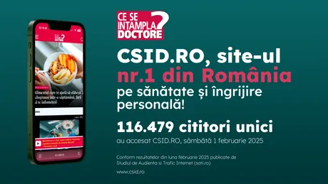 CSID.ro, cea mai citită sursă de Sănătate și Îngrijire Personală din România!