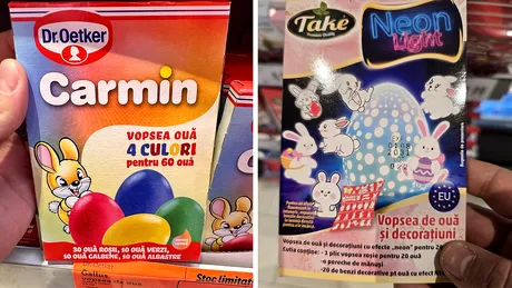 Din ce sunt făcute, de fapt, vopselele de ouă din LIDL și Kaufland. Majoritatea românilor le folosesc de Paște