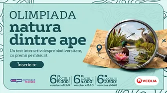 Veolia România continuă Olimpiada de Biodiversitate „Natura dintre Ape”, la nivel național