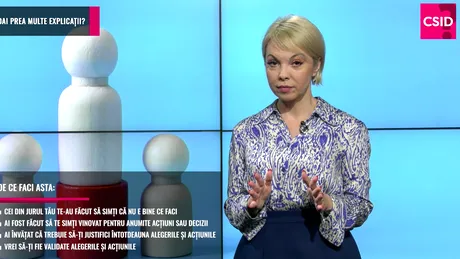 Dai prea multe explicații? Cum ar trebui să procedezi: pastila de Psiho