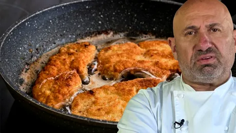 Rețeta secretă de șnițele a lui Cătălin Scărlătescu. Care este ingredientul care le dublează savoarea