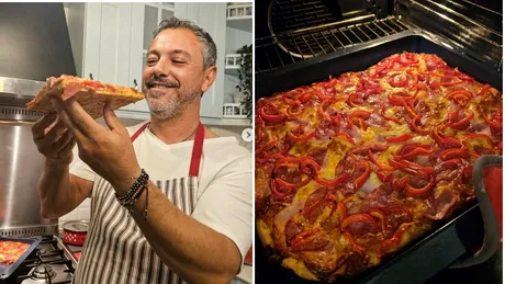 Rețeta lui Sorin Bontea pentru pizza de casă | Secretul din spatele unui blat pufos și delicios