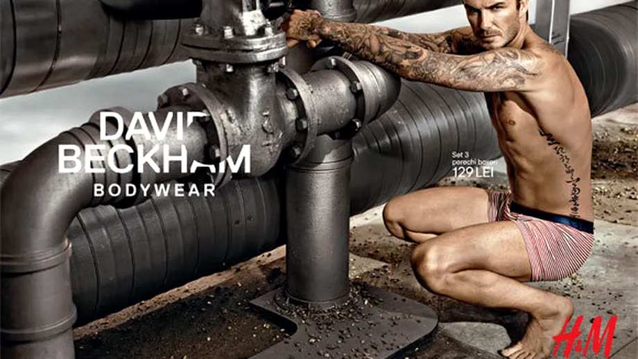 (P) Lansarea colectiei David Beckham Bodywear la H&M