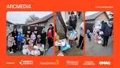 ARCMEDIA aduce bucuria Crăciunului mai aproape de copiii care au cea mai mare nevoie
