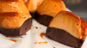 Rețeta chocoflan. Prăjitura imposibilă cu cremă de zahăr ars și ciocolată