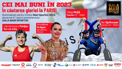 Gala Mari Sportivi ProSport 2023. Boxul, canoele și gimnastica ritmică fac echipă de aur pentru Jocurile Olimpice Paris 2024