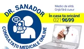 SANADOR lansează serviciul Dr. SANADOR – CONSULTAŢII MEDICALE ONLINE