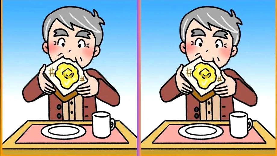 Test de perspicacitate | Găsiți cele 3 diferențe dintre aceste două poze!