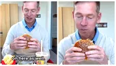 Șeful McDonald’s, ironizat după ce a gustat foarte puțin dintr-un burger: „Nici măcar nu îndrăznește să ia o înghițitură”