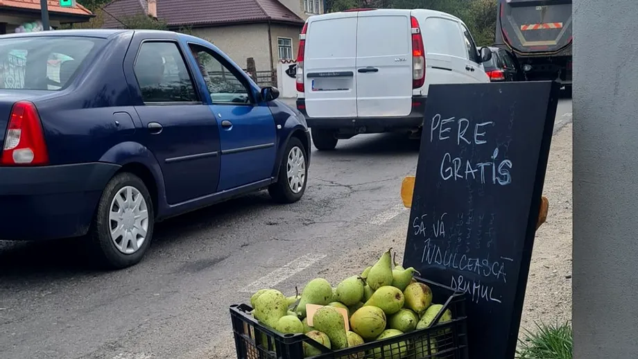 Lecție de viață între români, în traficul aglomerat din Bran: 