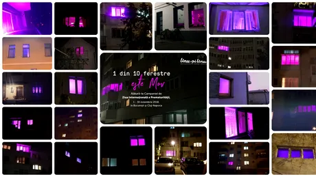 Luna Prematurităţii: acţiuni în sprijinul copiilor născuţi prematur