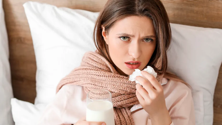 Mit sau adevăr: ne face rău laptele dacă îl consumăm când suntem răciți?