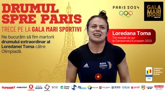 Loredana Toma, premiată la Gala Mari Sportivi ProSport pentru cel de-al cincilea titlu european din carieră! „Pentru anul viitor îmi propun să obțin o medalie olimpică.” VIDEO