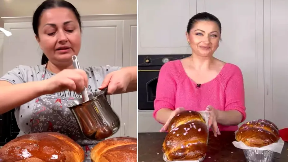 Secretul Gabrielei Cristea pentru cei mai delicioși cozonaci. A dezvăluit cum prepară aluatul