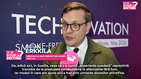 Suedia, aproape de statutul „smoke-free”. Brian Erkkila: „Nu toate produsele cu nicotină implică același risc”