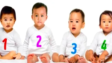 Cel mai tare test psihologic | Care dintre acești 4 bebeluși este fetiță?
