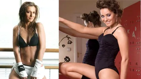 Dana Rogoz si Laura Cosoi iubesc sexy-flexi, ultima fita in aerobic
