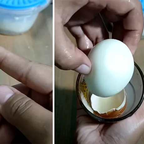 Cum să decojești un ou perfect, în doar 5 secunde. Trucul folosit de Generația Z