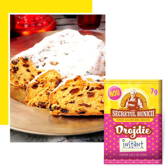 cozonac nemțesc Stollen