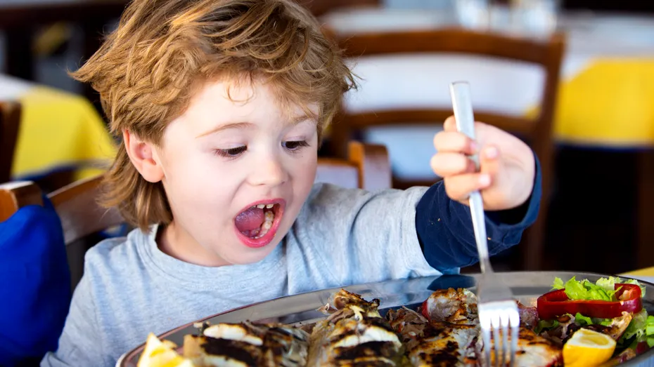 Peștele sabie, singurul tip de pește cu gust de pui. Se regăsește în orice supermarket și e preferatul copiilor