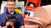 Din ce este făcut, de fapt, parizerul Baroni din LIDL România. Dragoș Pătraru a citit eticheta și a rămas mască