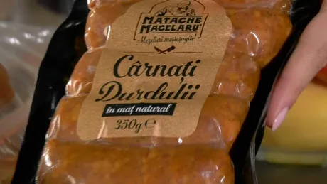 Salată caldă cu cartofi și Cârnați Durdulii de la Matache Măcelaru’