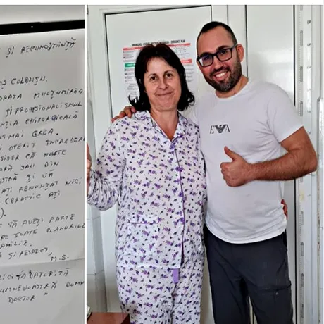 Scrisoarea emoționantă primită de un neurochirurg de la o pacientă din Târgu Jiu pe care o operase: „Sunteți binecuvântat de Dumnezeu”