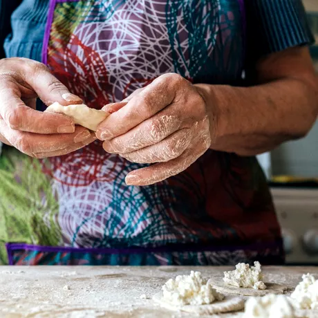 Colțunași dulci cu brânză de vaci Hochland / Rețetă tradițională moldovenească