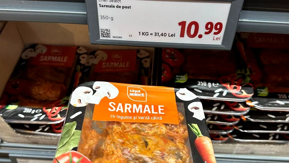 Sarmale de post din LIDL România. Din ce sunt făcute, de fapt