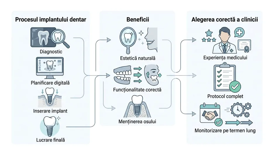 (P) Ghidul Pacientului Modern: Cum Alegi Corect un Implant Dentar într-un Centru Avansat